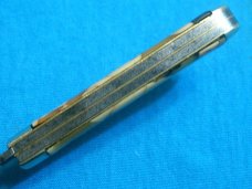 ANTIQUE VINTAGE 1890'S HATCH CUTLERY DRIDGEPORT FOLDING POCKET SLEEVEBOARD KNIFE KNIVES OLD FANCY