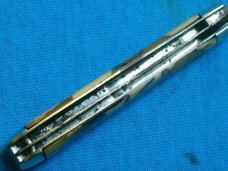 ANTIQUE VINTAGE 1890'S HATCH CUTLERY DRIDGEPORT FOLDING POCKET SLEEVEBOARD KNIFE KNIVES OLD FANCY