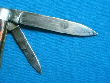 VINTAGE USA HENRY SEARS & SON 1865 FANCY FLAME SLEEVEBOARD TRAPPER FOLDING POCKET KNIFE KNIVES OLD