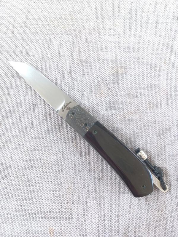 Vincenzo Balistreri Buffalo Horn Taillock. .Fools Gold bolsters & bead..Filework..Jiimping..Coa/Slip Vincenzo Balistreri Buffalo Horn Taillock. .Fools Gold bolsters & bead..Filework..Jiimping..Coa/Slip