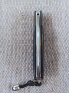 Vincenzo Balistreri Buffalo Horn Taillock. .Fools Gold bolsters & bead..Filework..Jiimping..Coa/Slip