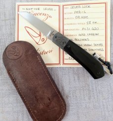 Vincenzo Balistreri Buffalo Horn Taillock. .Fools Gold bolsters & bead..Filework..Jiimping..Coa/Slip