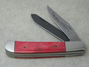 Parker-Edwards Alabama, USA Red Bone Trapper 1988 ABCA Limited Edition with Genuine Damascus Blade