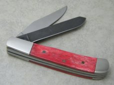 Parker-Edwards Alabama, USA Red Bone Trapper 1988 ABCA Limited Edition with Genuine Damascus Blade