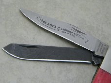 Parker-Edwards Alabama, USA Red Bone Trapper 1988 ABCA Limited Edition with Genuine Damascus Blade