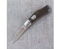 Cosimo Benedetto Dino Slipjoint...Fluted bolsters.. Rwl34..3.75 closed...Canvas MIcarta..coa & slip 