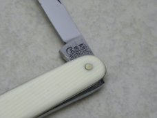 Case Tested XX Imitation Ivory "Midland Chemical Lab. Inc. Dubuque, Iowa" Office Pen Knife c.1970's