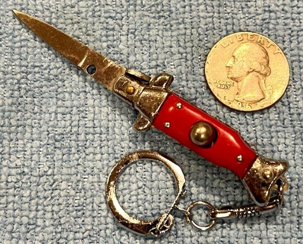 Miniature 3.5 Inch Fishtail Knife, Made In China, Unused Miniature 3.5 Inch Fishtail Knife, Made In China, Unused