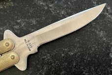 Vintage Parker Small Balisong aka Butterfly Knife, Japan, Nice Brass Handle, Original Box, Unused 