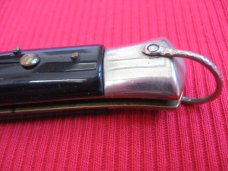 Rare Vintage Early Guardless Step Bolster Rizzuto Stiletto Switchblade Knife