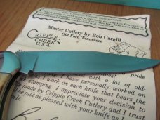 Cripple Creek 1988 Stag Saddlehorn Made for A.M.K.C.A.  One of 53 