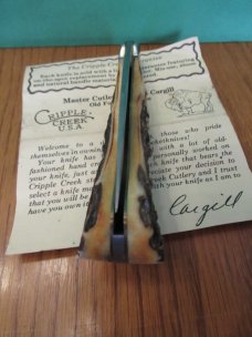 Cripple Creek 1988 Stag Saddlehorn Made for A.M.K.C.A.  One of 53 