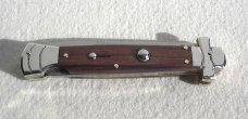 NEW A.G.A. CAMPOLIN 9" MALTESE SANTOS MAHOGANY WOOD  MODIFIED BAYONET BLADE NICKEL SILVER BOLSTERS 
