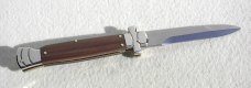 NEW A.G.A. CAMPOLIN 9" MALTESE SANTOS MAHOGANY WOOD  MODIFIED BAYONET BLADE NICKEL SILVER BOLSTERS 