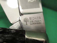 Boker Solingen Germany Premium Stock Knife Model #6066