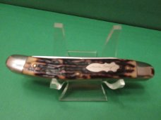 Schrade Uncle Henry Cat Paw Staglon Handle Liner Lock Model # 197UH