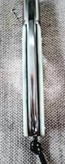 Vincenzo Balistreri Sfilato Slipjoint..Mother of Pearl..AEB-L..liners..lanyard pin and bead..coa.sli