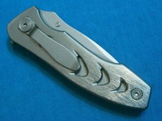 RETIRED DISCONTINUED LEATHERMAN C303 SERRATED FOLDING POCKET JACK KNIFE KNIVES