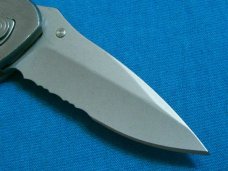 RETIRED DISCONTINUED LEATHERMAN C303 SERRATED FOLDING POCKET JACK KNIFE KNIVES