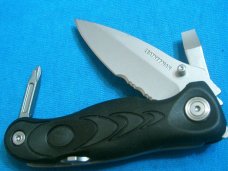 RETIRED DISCONTINUED LEATHERMAN CRATER C305 FOLDING POCKET JACK KNIFE KNIVES MULTITOOL