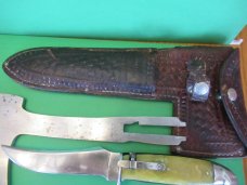 Western Boulder, Colo. Cracked Ice Knife & Hatch Set 1935 to 1950