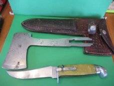 Western Boulder, Colo. Cracked Ice Knife & Hatch Set 1935 to 1950