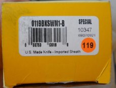  Buck 119 Knife / Sheath Box 2021
