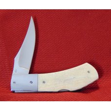CUSTOM HAND MADE RALPH TURNBULL LOCKBACK OOSIC HANDLES ,SAPPHIRE TOPPED THUMBSTUB FILEWORKED LINERS
