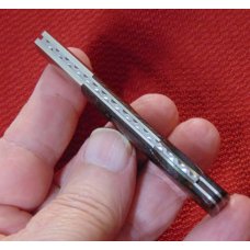 CUSTOM HAND MADE MEL PARDUE SLIM LOCKBACK FILEWORKED BLADE AND SPRING # 01 1959-1980 TAMPA FLORIDA
