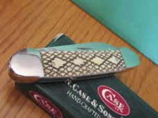 Case XX 2005 Antique Bone  Rattlesnake Bone Canoe Pattern # 62131 SS