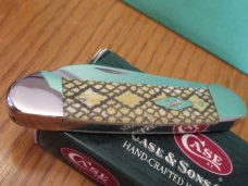 Case XX 2005 Antique Bone  Rattlesnake Bone Canoe Pattern # 62131 SS