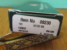 Case XX 2005 Antique Bone  Rattlesnake Bone Canoe Pattern # 62131 SS