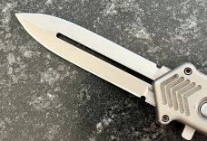 No Limit Knives Strelka Out The Front (OTF) Switchblade Knife, Cupid Clone, USA Made, Used 