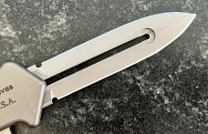 No Limit Knives Strelka Out The Front (OTF) Switchblade Knife, Cupid Clone, USA Made, Used 
