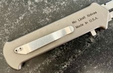 No Limit Knives Strelka Out The Front (OTF) Switchblade Knife, Cupid Clone, USA Made, Used 
