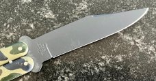 Vintage Skoz Balisong aka Butterfly Knife, Made In Japan, Camo Pattern Handle, Unused 