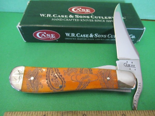 Case XX 2006 Paisley Bone RussLock Pattern # 61953L SS