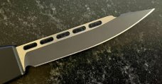 Microtech Halo 2, Tactical Model, Plain Edge Two Tone Blade, Unused 
