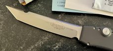 Microtech Halo 3, Tanto Bead Blast Blade, Tritium Button, Unused 