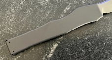 Microtech Halo 3, Tanto Bead Blast Blade, Tritium Button, Unused 