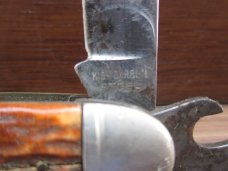 High Carbon Steel Camp Knife with Sta-Sharp etch