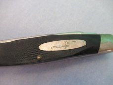 Buck Rough Saw Cut Black Delrin Bird Knife Model #321