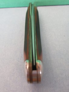 Schrade Rough Saw Cut Delrin USA Made Gunstock LinerLock Trapper Model 194OT
