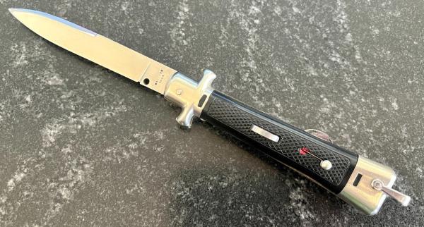 Bargeon 1960's Switchblade, Rare FRANCE Marking, Red Dot Safety Bargeon 1960's Switchblade, Rare FRANCE Marking, Red Dot Safety