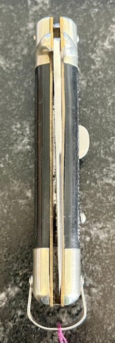 Bargeon 1960's Switchblade, Rare FRANCE Marking, Red Dot Safety 