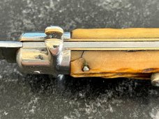 1950's Bargeon Switchblade, Beautiful Bone Handle, Made In France, Hard To Find, Unused 