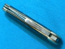 VINTAGE J W HICKEY SONS SENATOR 0003 GERMANY FOLDING POCKET KNIFE KNIVES OLD TORTOISE FANCY HANDLE