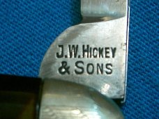 VINTAGE J W HICKEY SONS SENATOR 0003 GERMANY FOLDING POCKET KNIFE KNIVES OLD TORTOISE FANCY HANDLE
