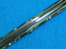 VINTAGE SENECA CUTLERY UTICA NY FANCY HANDLE FOLDING SERPENTINE JACK PEN POCKET KNIFE KNIVES OLD