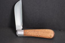 Otter Anchor Knife 173 R Small Stainless, Sapeli, Brass Anchor